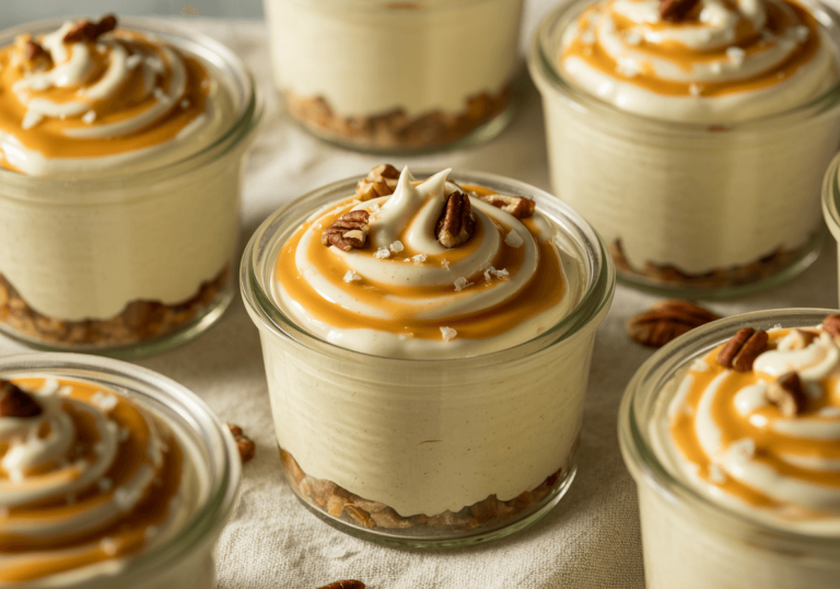 No-Bake Keto Caramel Cheesecake Fluff