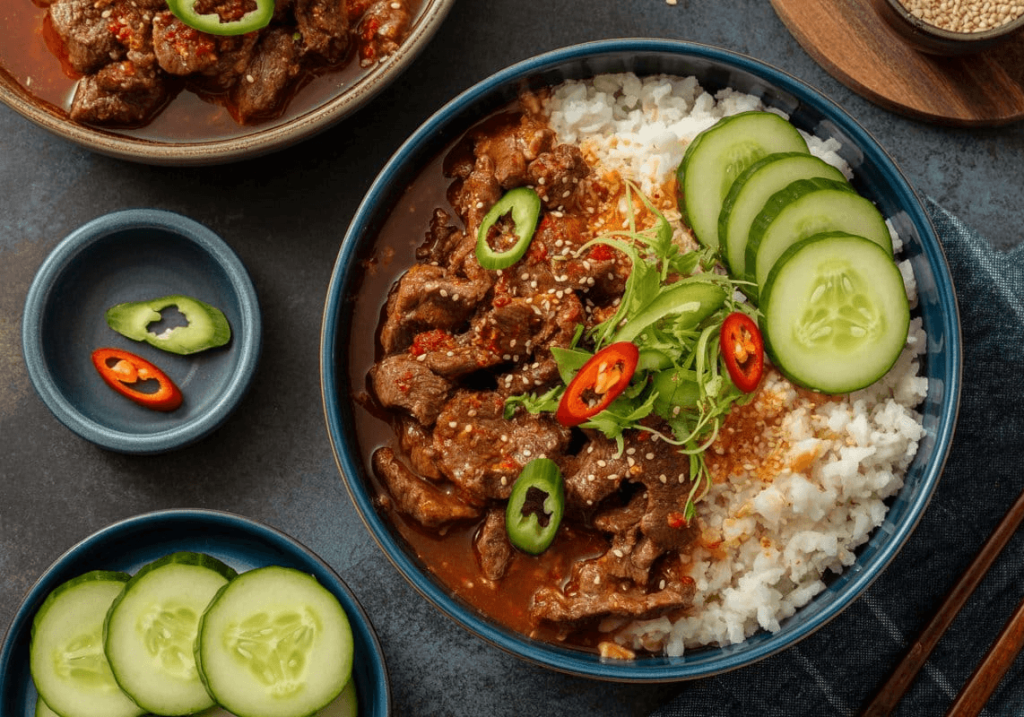 Spicy Keto Beef Bulgogi Bowl (Low Carb Korean Style)