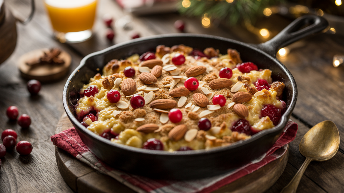 Keto Cranberry Almond Breakfast Crumble