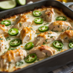 Keto Spicy Pepper Jack Chicken Casserole