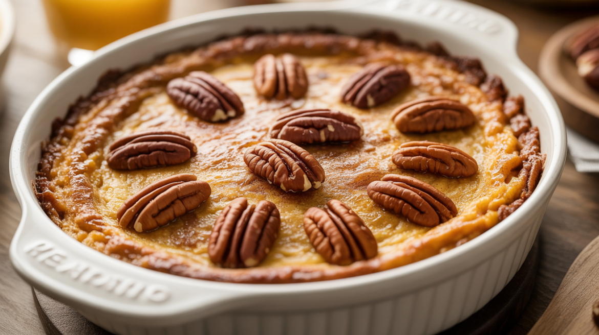 Keto Maple Pecan Breakfast Bake Keto Maple Pecan Breakfast Bake