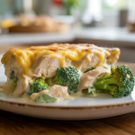 Keto Creamy Chicken & Broccoli Bake