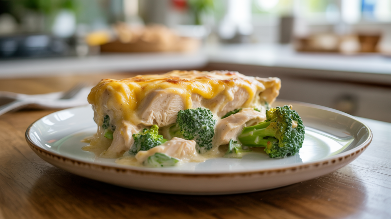 Keto Creamy Chicken & Broccoli Bake Keto Creamy Chicken & Broccoli Bake