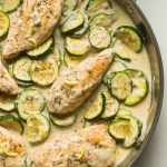 Keto Creamy Lemon Chicken & Zucchini Skillet (Low-Carb Lunch)