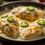 Keto Creamy Jalapeño Chicken Skillet