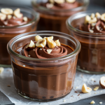 Keto Chocolate Hazelnut Mousse Cups