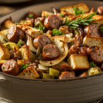 Keto Holiday Sausage & Herb Stuffing