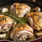 Keto Rosemary Garlic Chicken with Holiday Pan Sauce