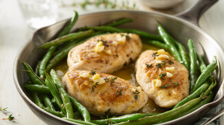 Keto Lemon Butter Chicken & Green Beans Keto Lemon Butter Chicken & Green Beans