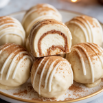Keto Cinnamon Roll Truffle Balls