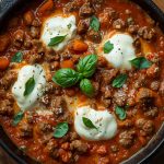 Keto Italian Beef & Ricotta Skillet