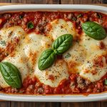 Keto Ground Beef Tomato Basil Bake