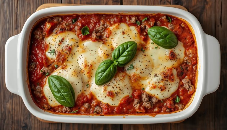 Keto Ground Beef Tomato Basil Bake Keto Ground Beef Tomato Basil Bake