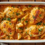Keto Smoked Paprika Chicken & Cabbage Casserole