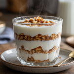 Keto Warm Cinnamon Maple Yogurt Parfait (Sugar-Free)