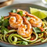 Keto Chili-Lime Shrimp & Zoodle Bowl