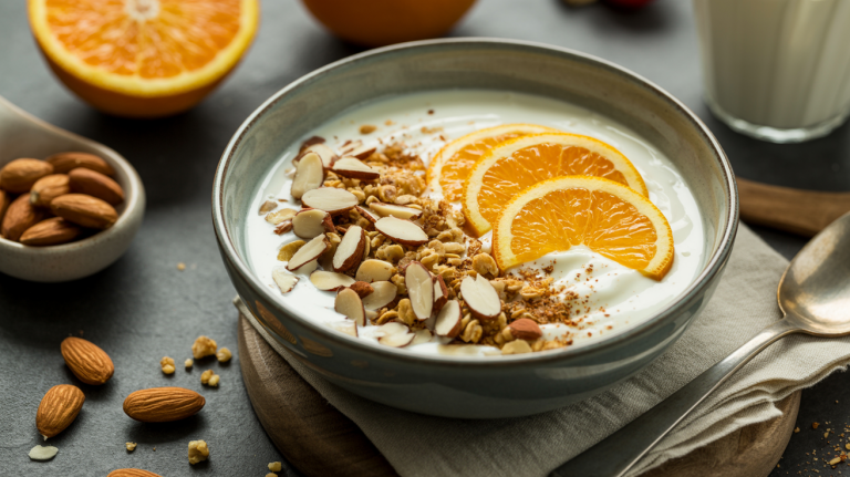 Keto Holiday Orange Cream Breakfast Bowl