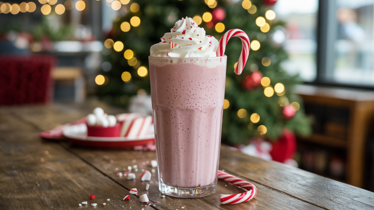Keto Christmas Peppermint Protein Shake