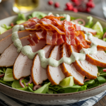 Keto Turkey Bacon “Holiday Ranch” Salad Bowl