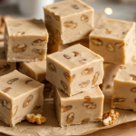 Keto Spiced Maple Walnut Fudge (Sugar-Free)