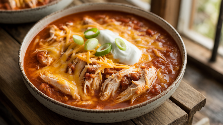 Keto Chicken Enchilada Soup (No Beans)