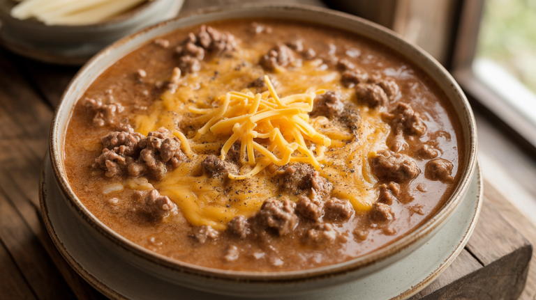 Keto Cheeseburger Soup