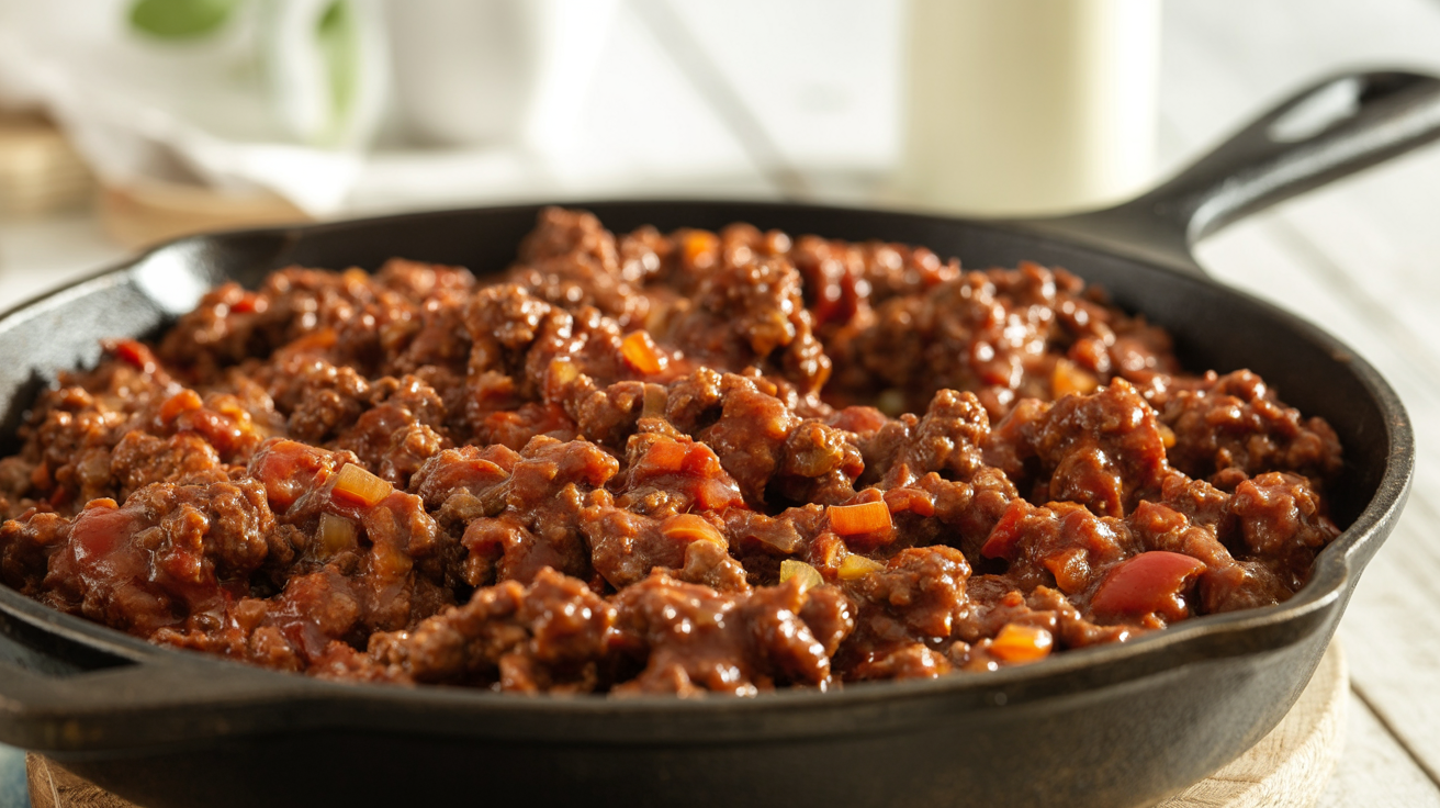 Keto Sloppy Joe Skillet