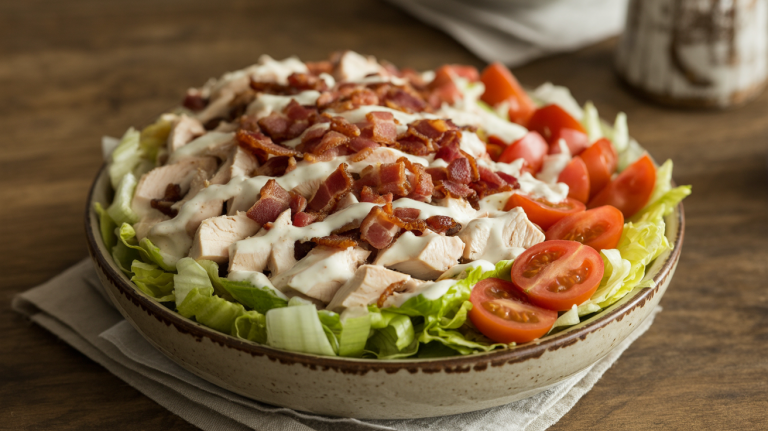Keto Creamy BLT Chicken Salad Bowls