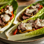 Keto Philly Cheesesteak Lettuce Boats