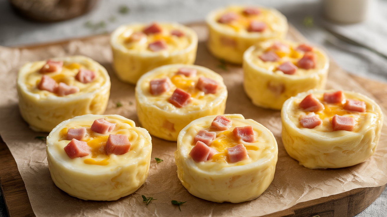 Keto Ham & Cheese Egg Bites (Starbucks Style)