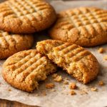 Soft, chewy flourless peanut butter cookies made with just a handful of low-carb ingredients.